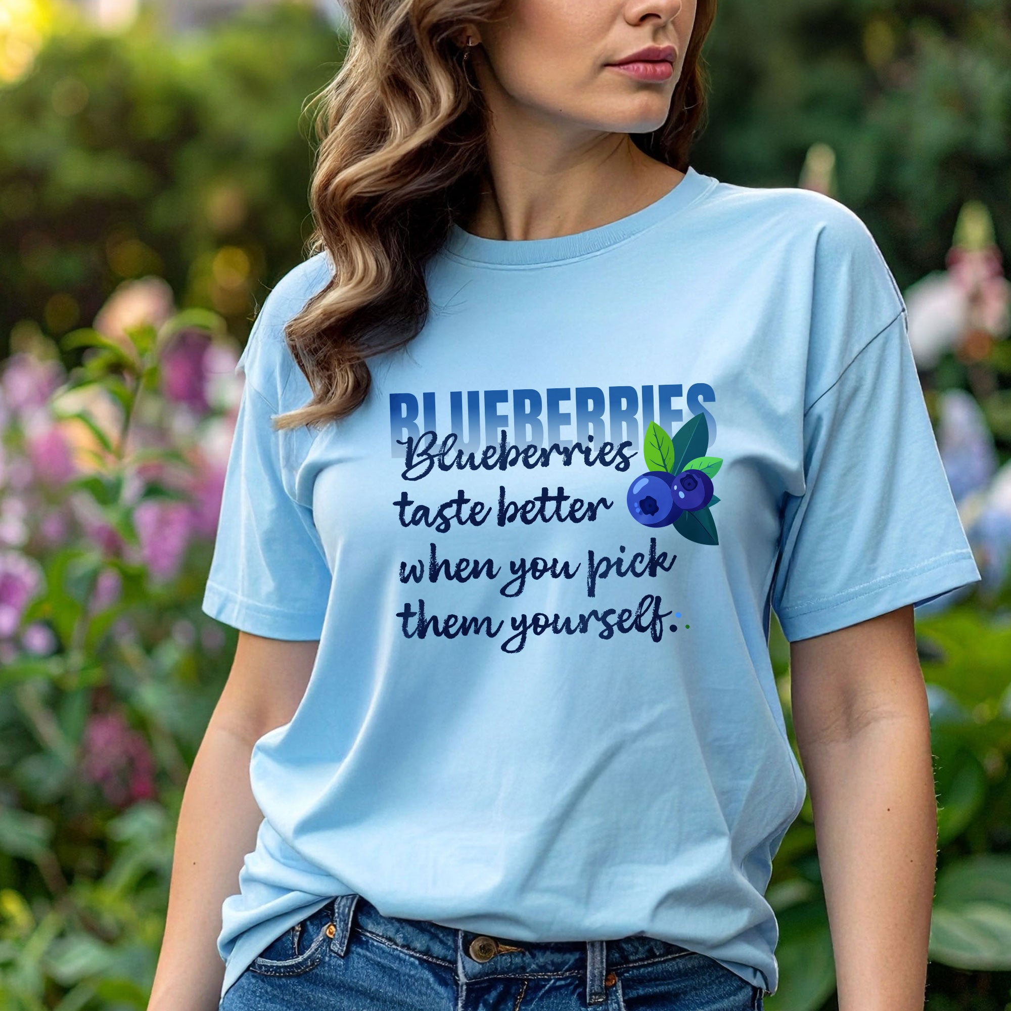 Blueberries You Pick Tee