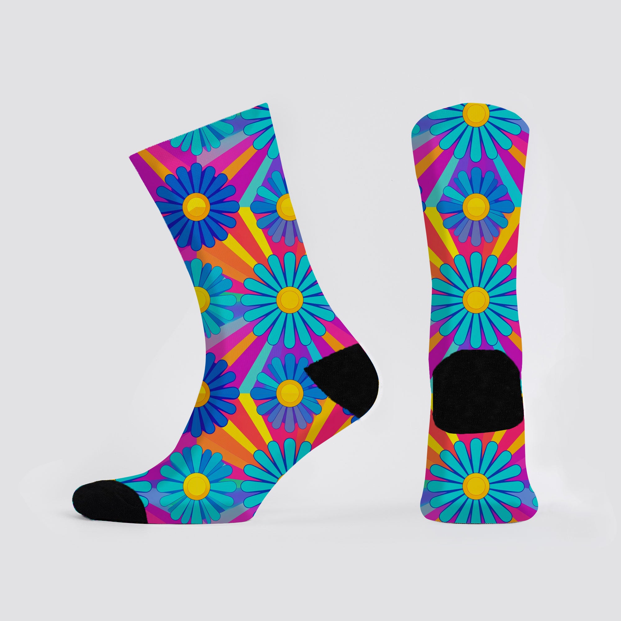 Flower Power Ultra Crew Socks