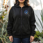 Blueberries Better Hand Picked Zip Hoodie