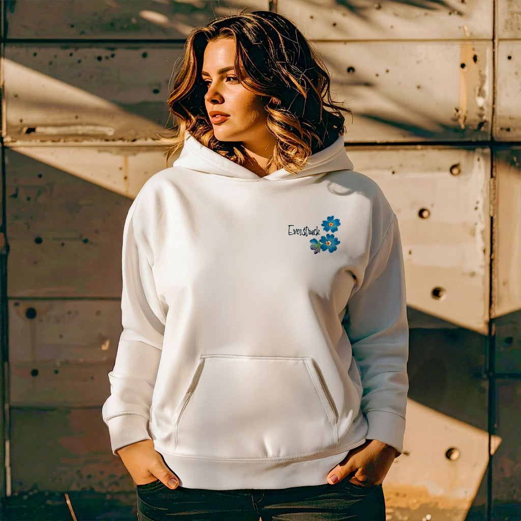 Forget Me Not Botanical Everstruck | Oversized heavyweight hoodie