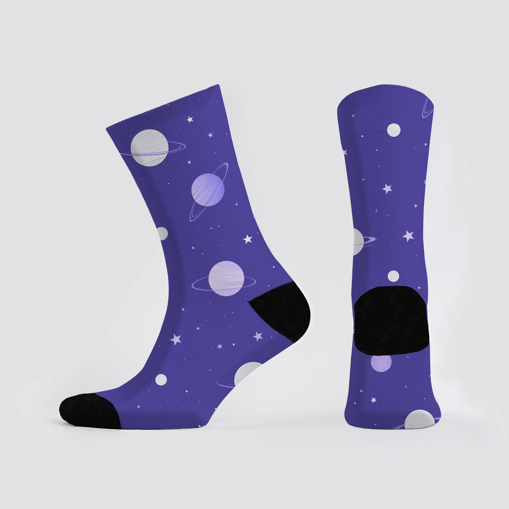 Space Mission Universe Crew Socks
