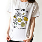 Zesty Uplifting Lemon Relaxed Tee