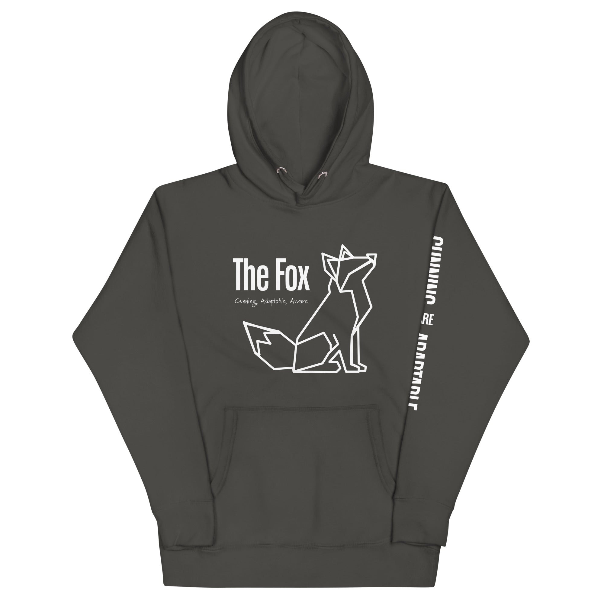 Origami Fox Spirit Totem Unisex Hoodie | Colorful Inspirational Gift