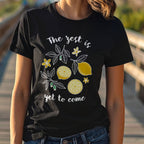 Zesty Uplifting Lemon Relaxed Tee